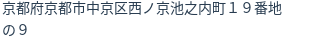 住所（登記所在地）