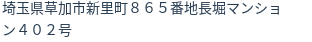住所（登記所在地）