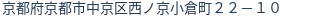住所(登記所在地)