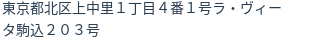 住所(登記所在地)