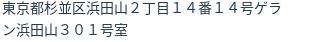 住所（登記所在地）