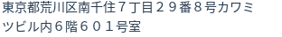 住所（登記所在地）