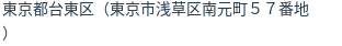 住所(登記所在地)