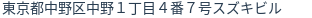 住所（登記所在地）