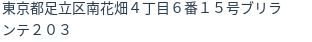 住所(登記所在地)
