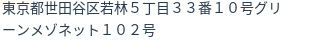 住所（登記所在地）