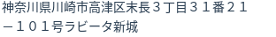 住所（登記所在地）