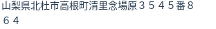 住所(登記所在地)