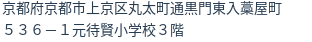 住所(登記所在地)