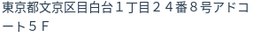 住所(登記所在地)
