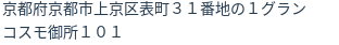 住所（登記所在地）