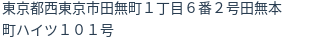 住所（登記所在地）