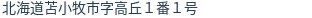 住所（登記所在地）