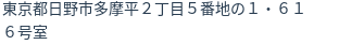 住所（登記所在地）