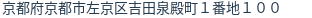 住所（登記所在地）