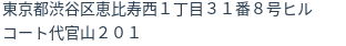 住所(登記所在地)