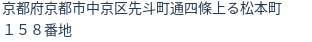 住所(登記所在地)