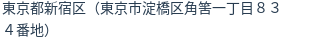住所(登記所在地)