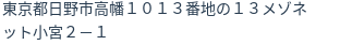 住所（登記所在地）