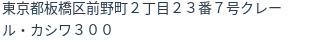 住所(登記所在地)