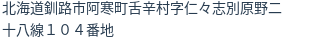 住所(登記所在地)