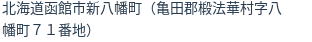 住所（登記所在地）
