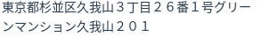 住所（登記所在地）
