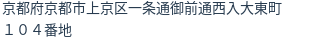 住所(登記所在地)