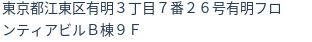 住所(登記所在地)