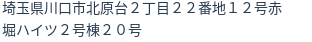 住所(登記所在地)