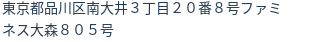 住所（登記所在地）