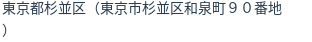 住所(登記所在地)