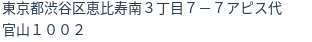 住所(登記所在地)
