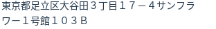 住所（登記所在地）