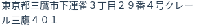 住所（登記所在地）