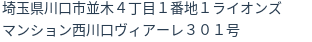 住所（登記所在地）