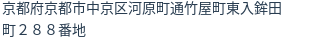 住所（登記所在地）