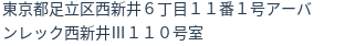 住所(登記所在地)