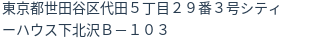住所（登記所在地）