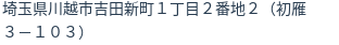 住所(登記所在地)