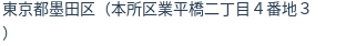 住所（登記所在地）