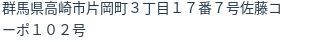 住所(登記所在地)