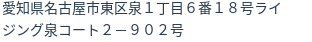 住所(登記所在地)
