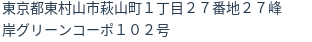 住所(登記所在地)