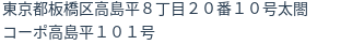 住所(登記所在地)