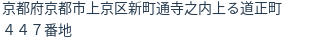 住所（登記所在地）
