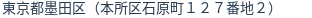 住所(登記所在地)