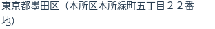 住所(登記所在地)