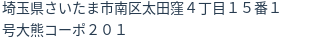 住所(登記所在地)