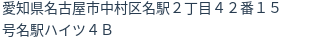 住所（登記所在地）